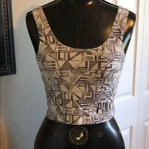 VS Pink Crop Top Size XS